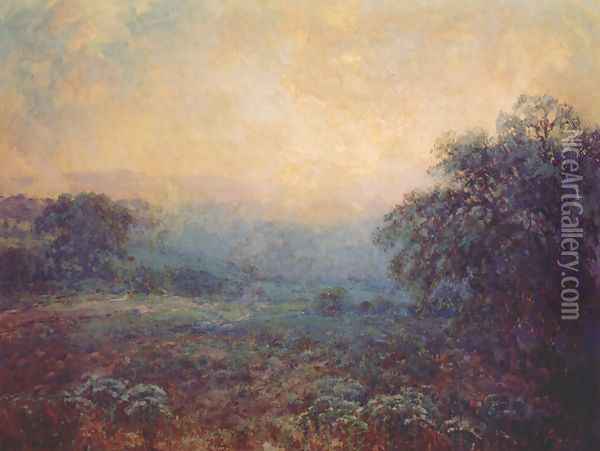 Dawn in the Hills Oil Painting - Julian Onderdonk