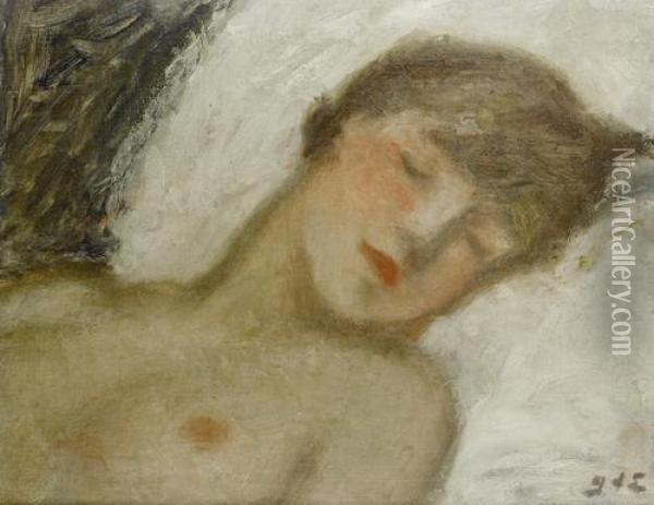 Le Sommeil Oil Painting - Georges dEspagnat