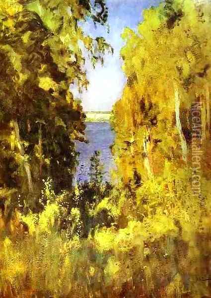 The Gully 1898 Oil Painting - Isaak Ilyich Levitan