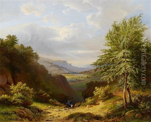 Weite Landschaft Oil Painting - Adam van Peursen