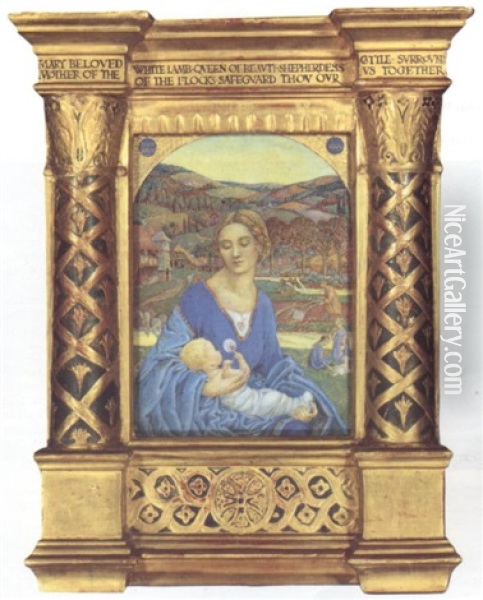 The Madonna Of The Flocks Oil Painting - Jessie Bayes