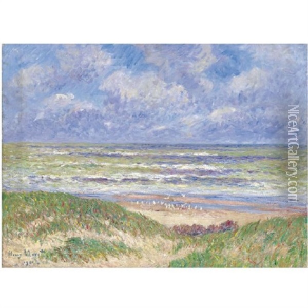 La Mer Du Nord Oil Painting - Henry Moret