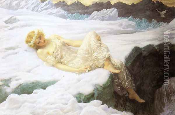 Heart of Snow Oil Painting - Edward Hughes