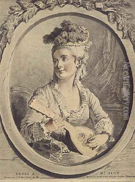 Madame Huet Oil Painting - Jean-Baptiste Huet