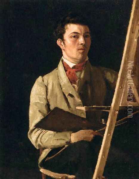 Self-Portrait Oil Painting - Jean-Baptiste-Camille Corot