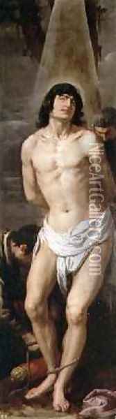 St Sebastian Oil Painting - Jusepe or Jose (de Chavier) Leonardo