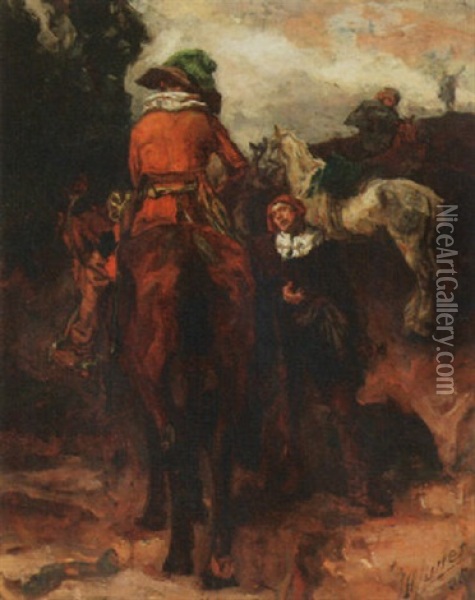 Don Quichotte Oil Painting - Johannes Hendricus Jurres