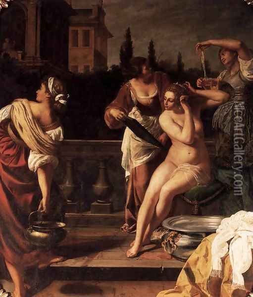 Bathsheba Oil Painting - Artemisia Gentileschi
