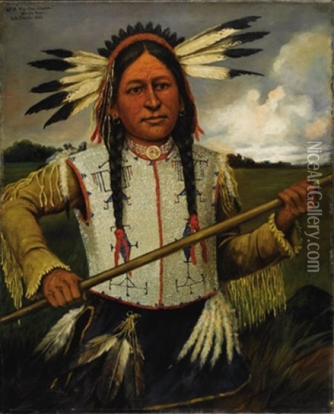 Wa-shee Choon - White Man Oil Painting - Henry H. Cross