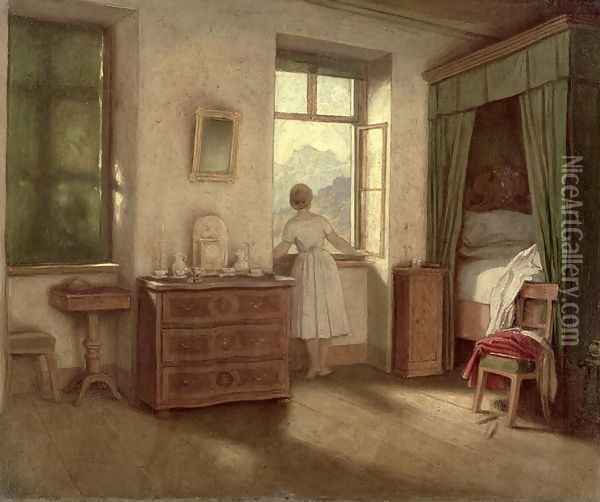 The Morning Hour Oil Painting - Moritz Ludwig von Schwind