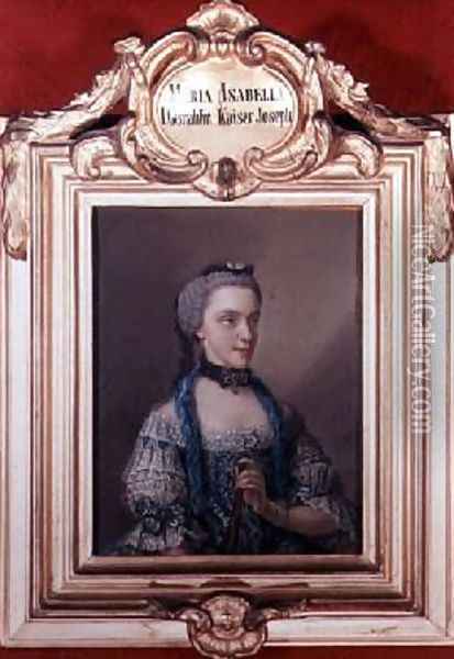 Maria Isabella of Parma Oil Painting - Etienne Liotard