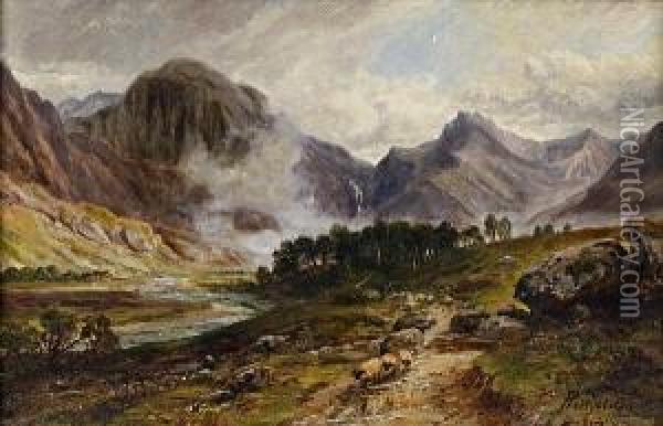 Glen Nevis Oil Painting - Arthur Perigal