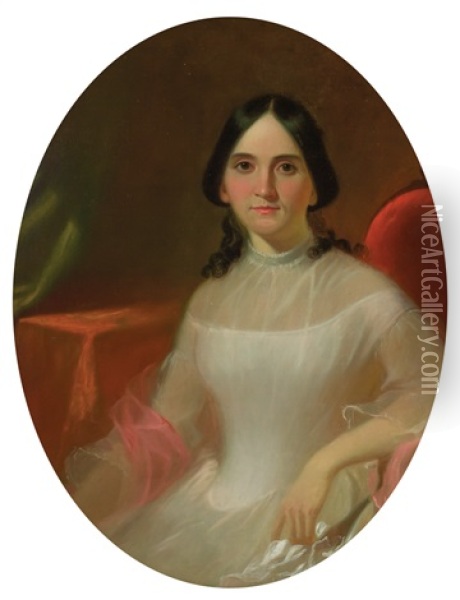 Elizabeth Thomas Bingham Oil Painting - George Caleb Bingham