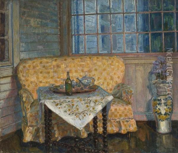Interior Oil Painting - Thorolf Holmboe