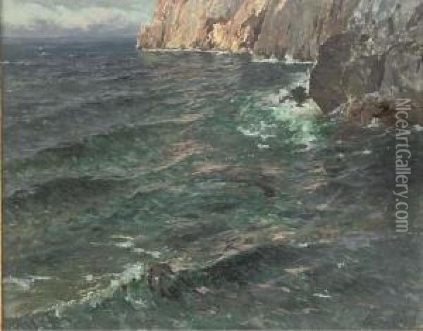 Capri Oil Painting - Antonino Leto