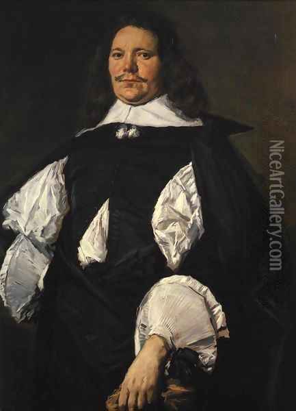 Portrait of a Man 1660 Oil Painting - Frans Hals