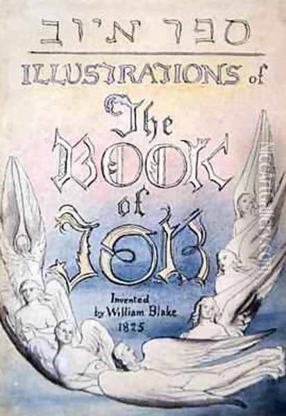 Title Page from Illustrations of the Book of Job Oil Painting - James Thomas Linnell