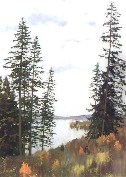 In the North 1896 Oil Painting - Isaak Ilyich Levitan