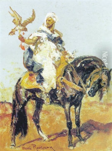 Le Fauconnier Marocain Oil Painting - Henri Emilien Rousseau