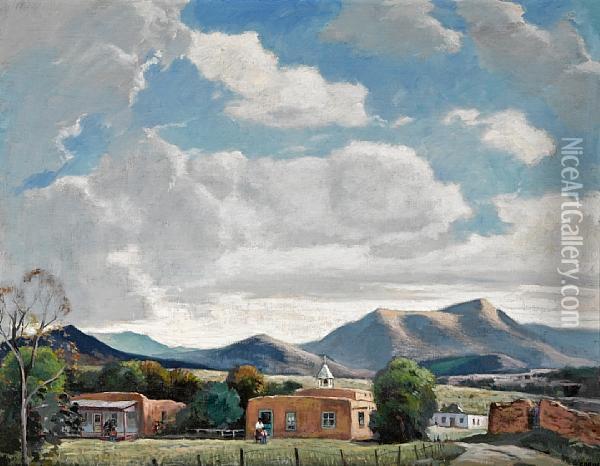 New Mexico Oil Painting - Cornelis J. Botke