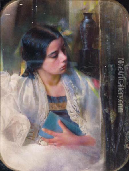 Contemplation Oil Painting - Max Levis