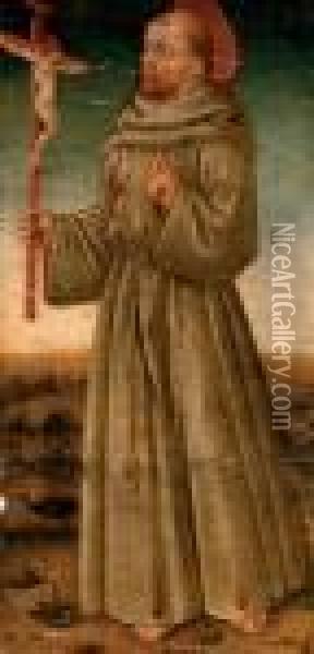 Saint Francis Receiving The Stigmata Oil Painting - Bicci Di Neri
