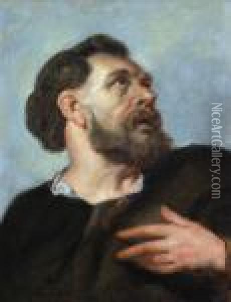 San Rocco Oil Painting - Peter Paul Rubens