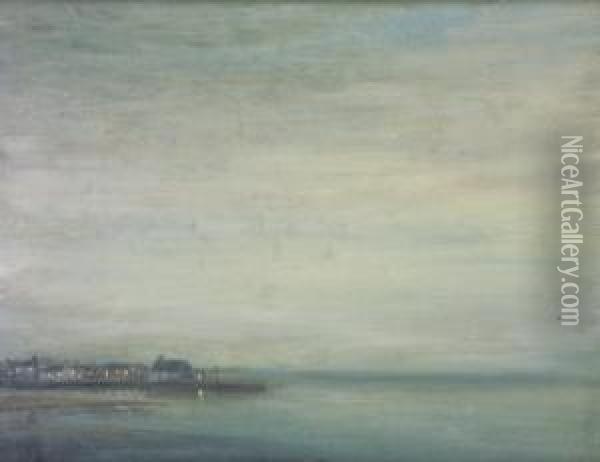 Connemara Twilight Oil Painting - John Crampton Walker