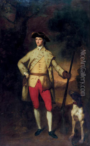 Portrait Of James, 6th Duke Of Hamilton And 3rd Duke Of Brandon (1724-1758) Oil Painting - Gavin Hamilton