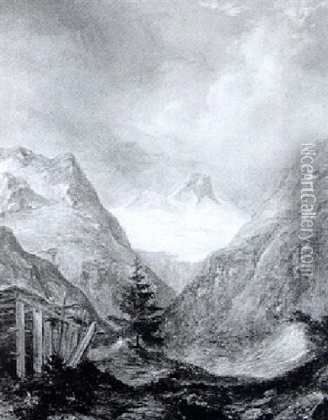 Im Gebirge Oil Painting - Hans Hueber