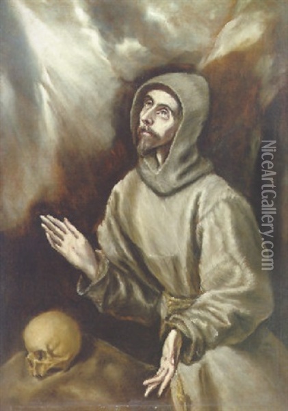 Saint Francis Oil Painting -  El Greco