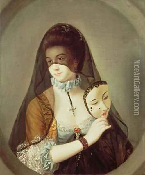 The Fair Nun Unmasked 2 Oil Painting - Henry Robert Morland
