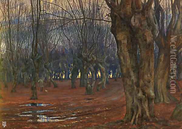 Epping Forest, Walthamstow Oil Painting - Tristram Ellis
