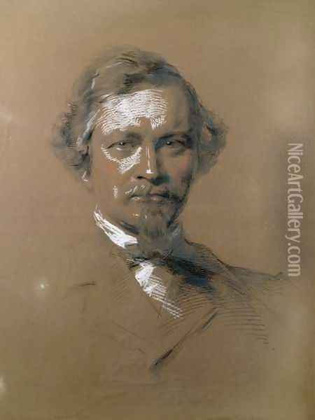 August Wilhelm Hofmann 1818-92 German chemist, 1864 Oil Painting - George Richmond