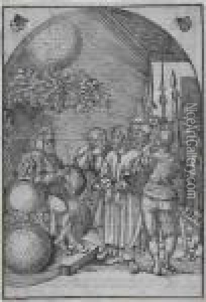 Die Gefangennahme Christi Oil Painting - Lucas The Elder Cranach