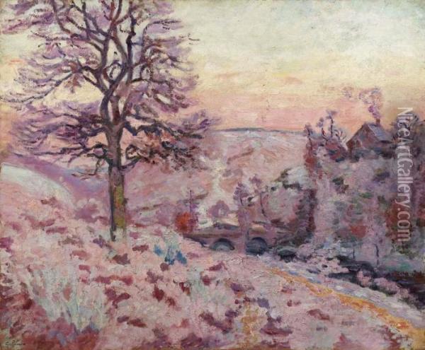 Gelee Blanche Oil Painting - Armand Guillaumin