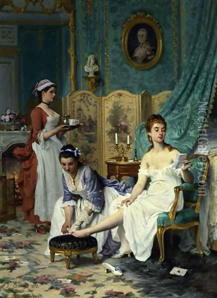 The Levee, 1892 Oil Painting - Joseph Caraud