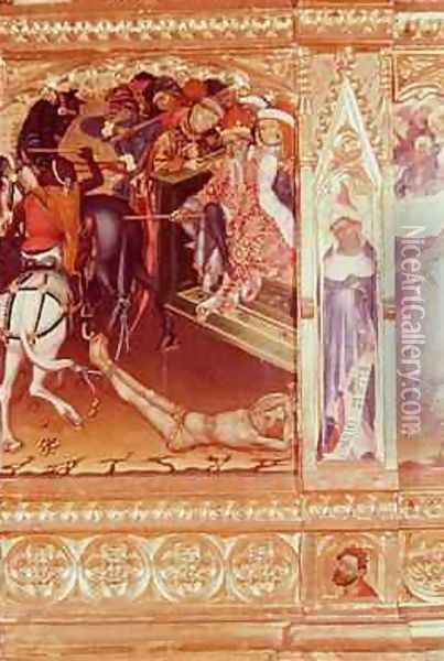 St George altarpiece Oil Painting - Andres Marcal de Sas