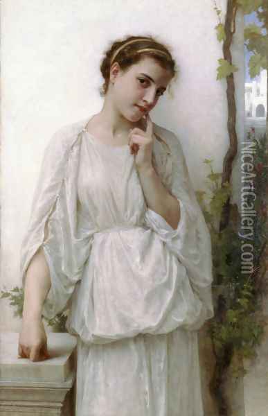 Reverie (Revery) Oil Painting - William-Adolphe Bouguereau