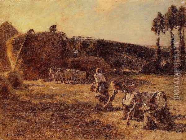 The Gleaners 2 Oil Painting - Leon Augustin Lhermitte