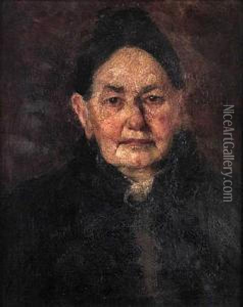 Portret Marii Siedleckiej Oil Painting - Olga Boznanska
