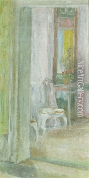 Interior (rokoko) Oil Painting - Johann Axel Gustaf Acke