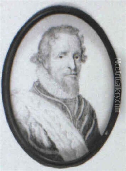 Maurice, Prince Of Orange, Count Of Nassau Oil Painting - Crispin de Passe the Elder