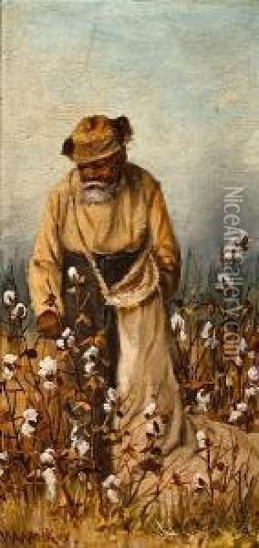 Cotton Picker Oil Painting - William Aiken Walker