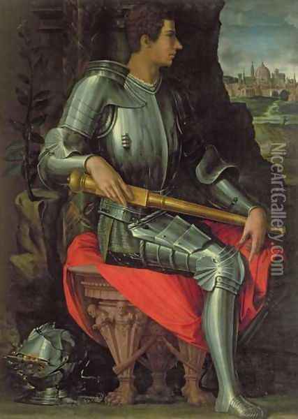 Portrait of Alessandro de Medici, 1534 Oil Painting - Giorgio Vasari