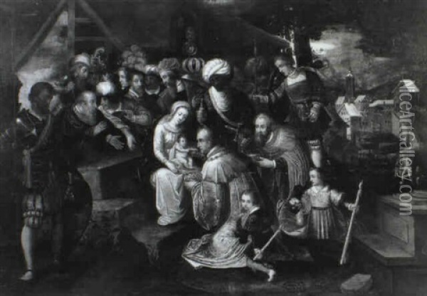 L'adoration Des Mages Oil Painting - Frans Francken III