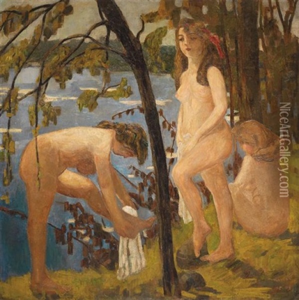 Juin 1906-1909 Oil Painting - Jacqueline Marval