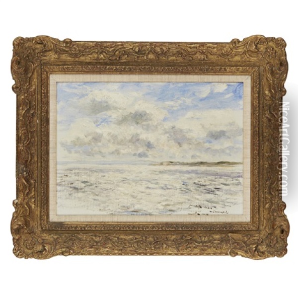 On The Coast, Carnoustie Oil Painting - Robert Gemmell Hutchison