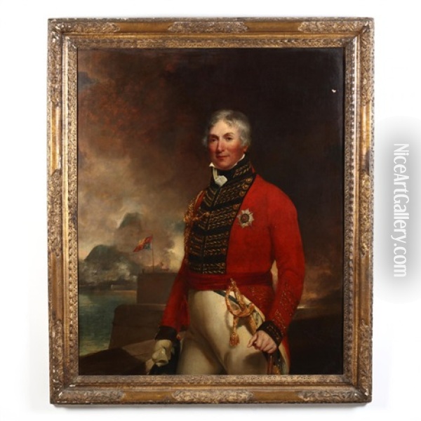 Portrait Of General Sir John Fraser Oil Painting - John Watson Gordon