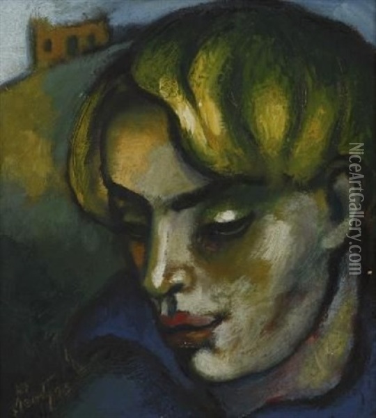 Blonde Seuntjie Oil Painting - Johannes Petrus Blom